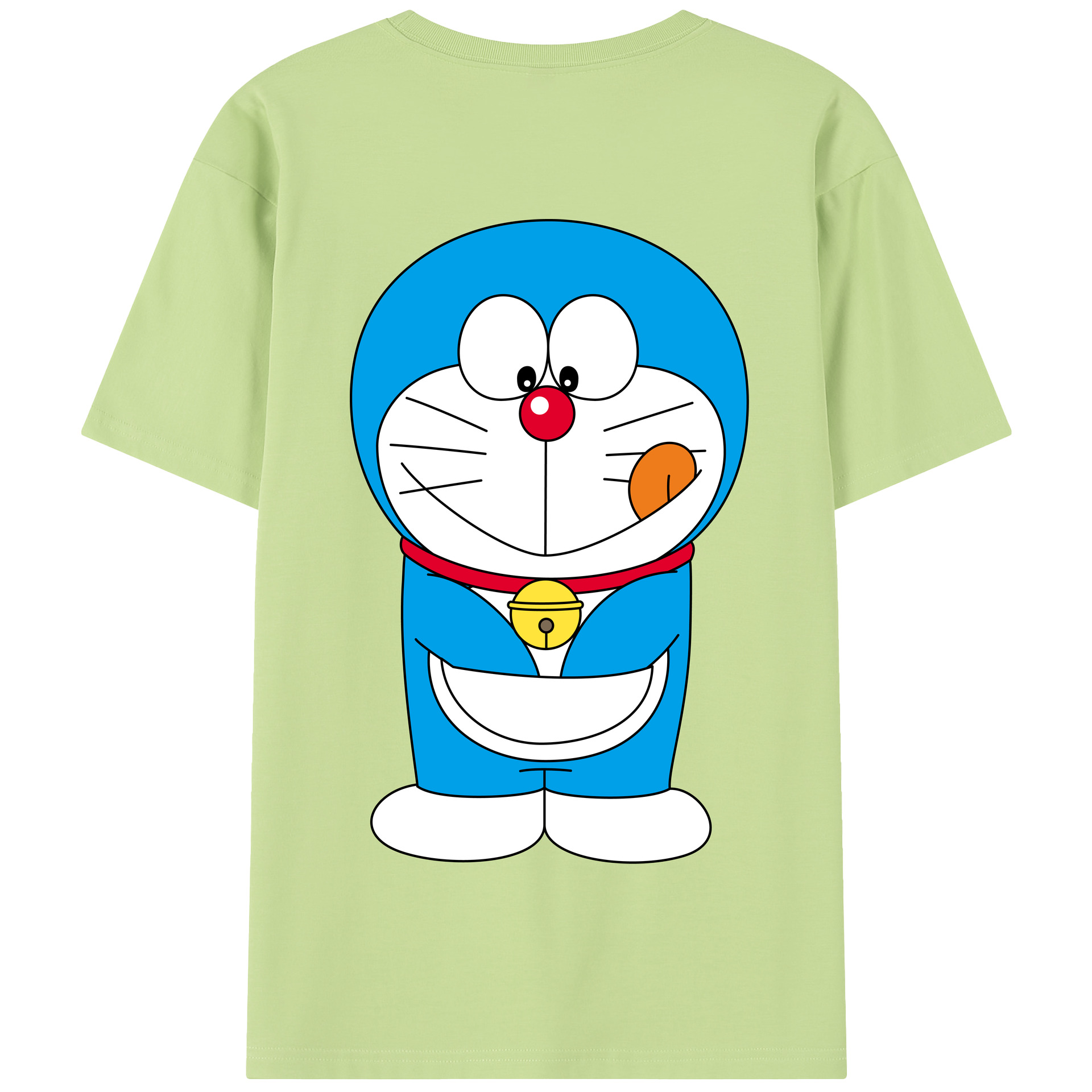 （画像用） ドラえもん Doraemon 綿100％半袖Tシャツ（背面プリント）